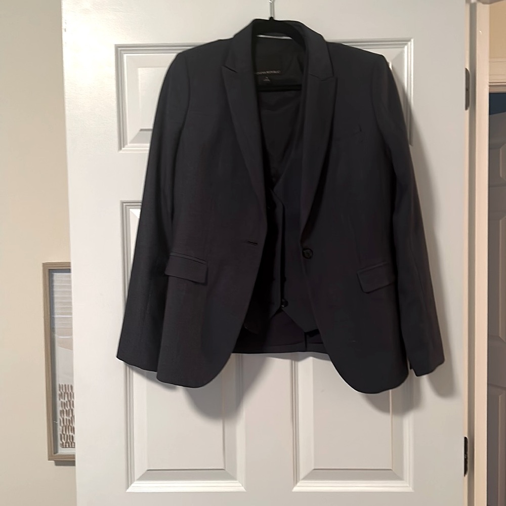 Banana Republic blazer and matching vest